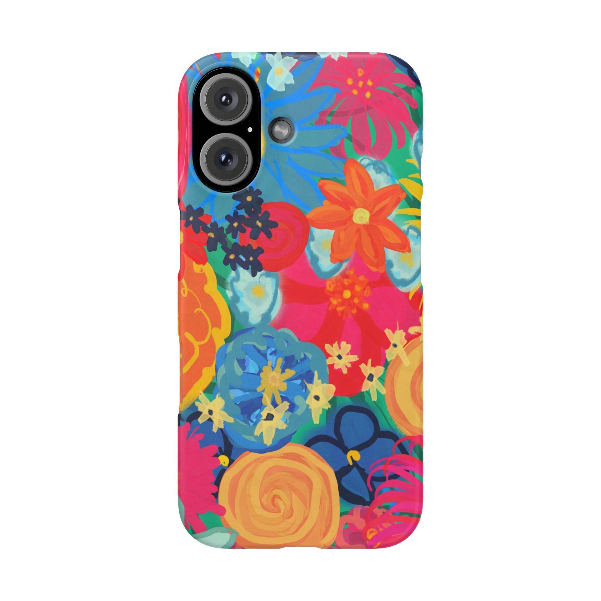 Bespattered Facade Bold Florals Snap Case