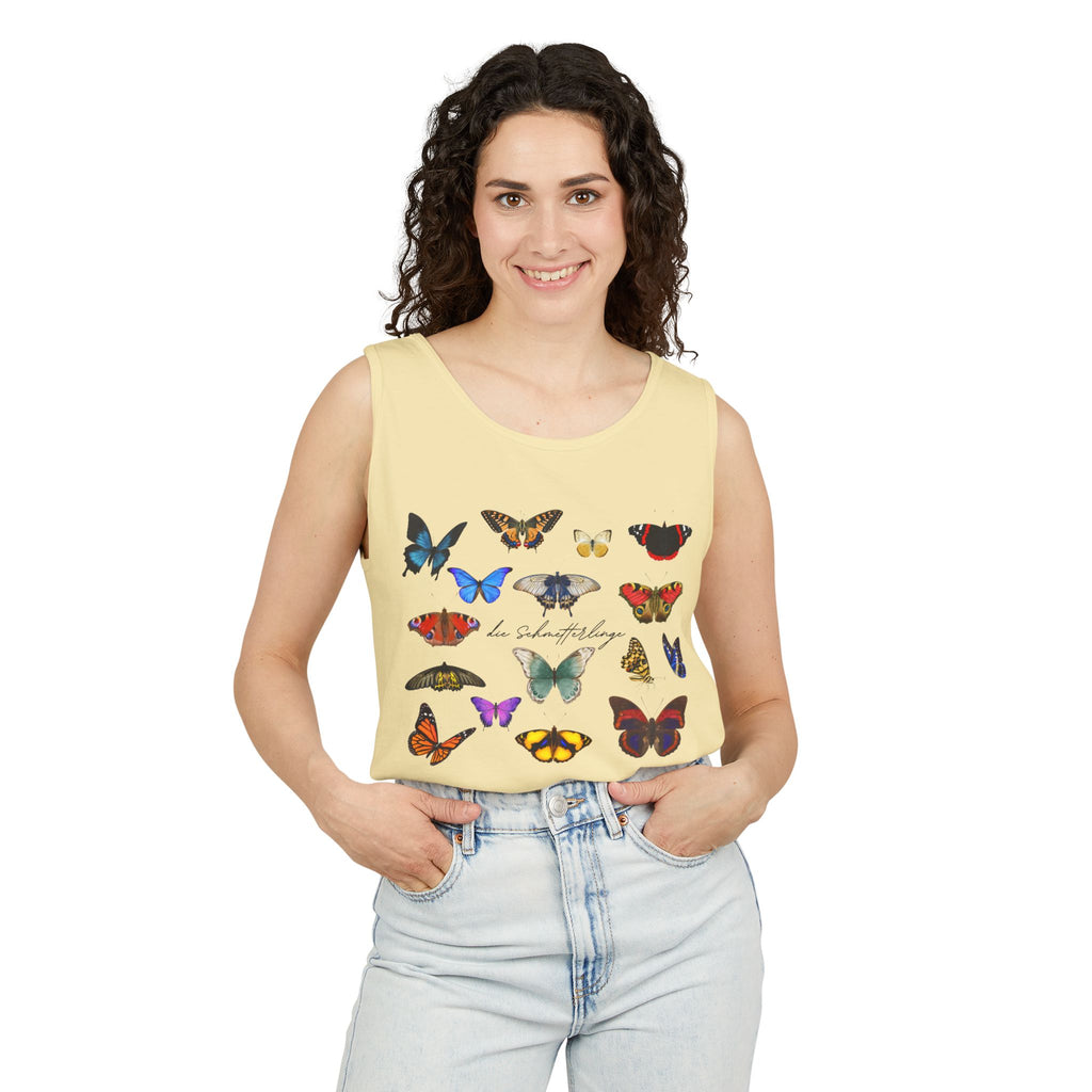 Die Schmetterlinge Tank Top — German Butterflies Graphic Tank