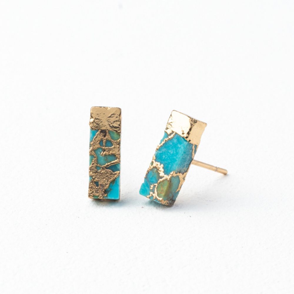 Brayden Turquoise Stud Earrings
