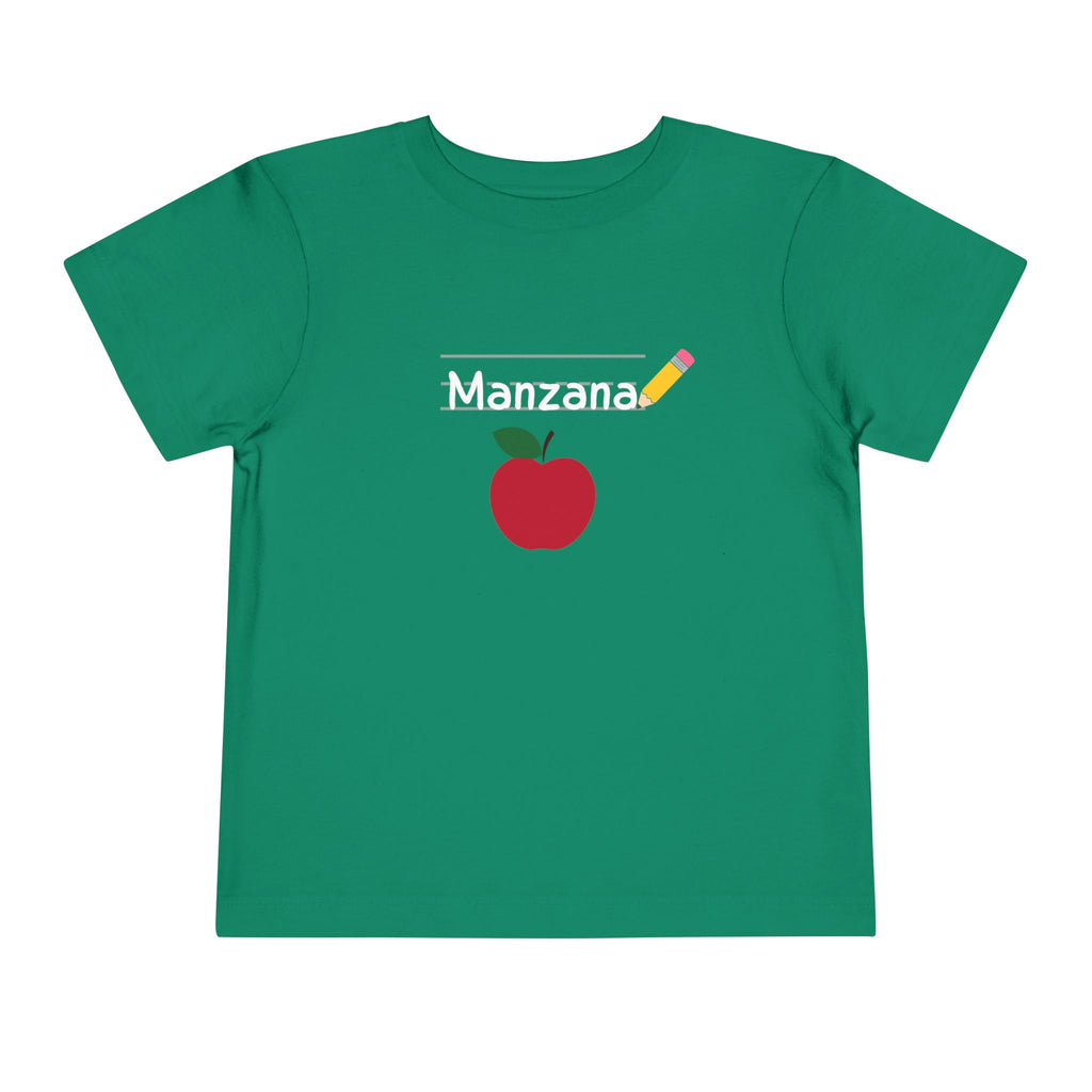 Manzana Apple and Pencil Toddler Tee Shirt
