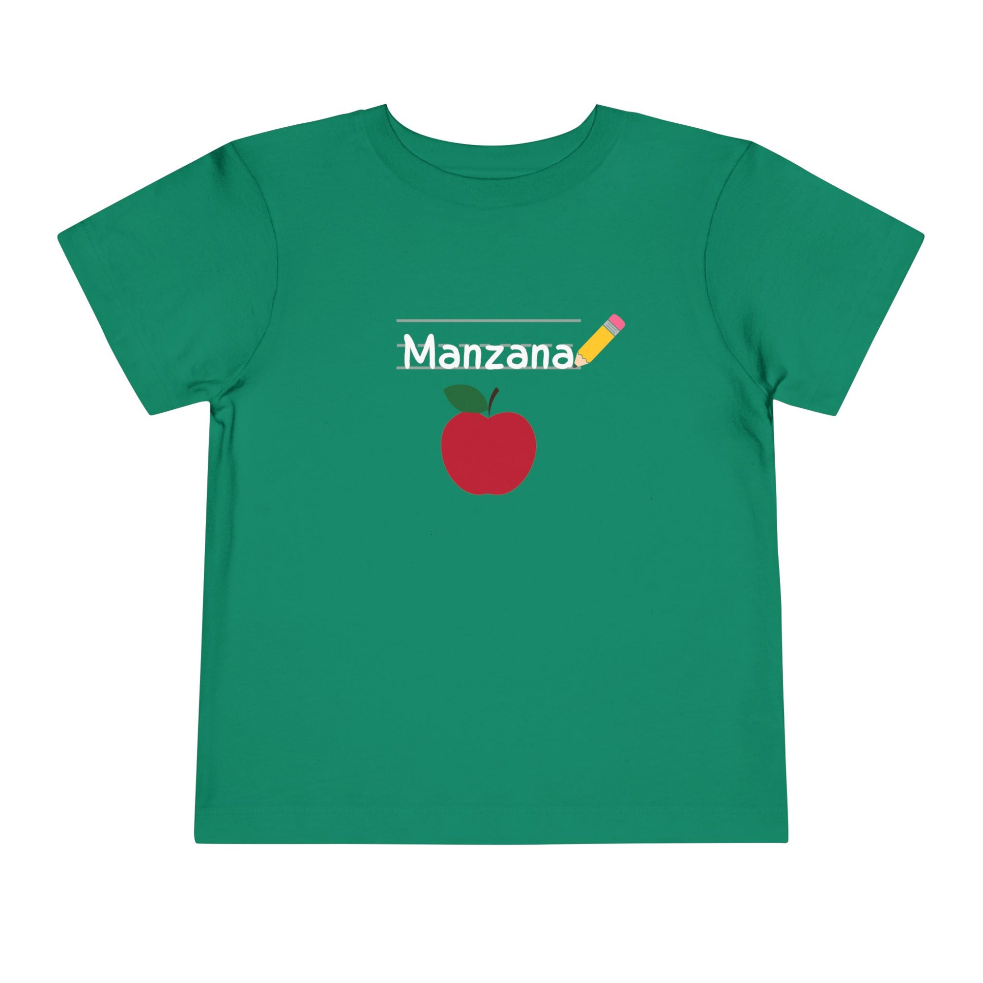 Manzana Apple and Pencil Toddler Tee Shirt