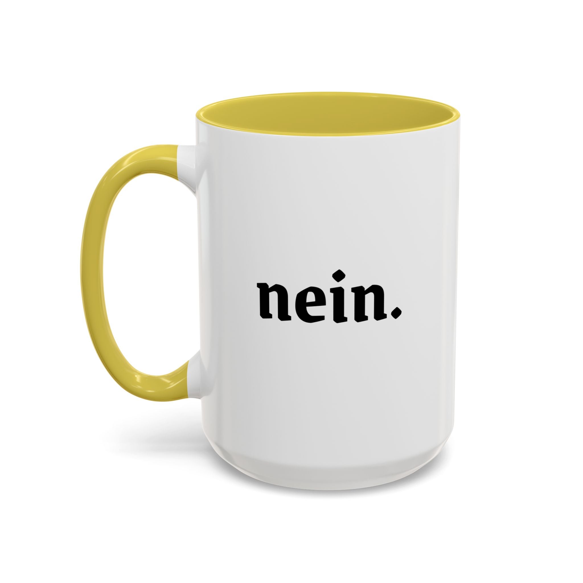Nein. Mug — Minimalist German Word Coffee Cup (11oz & 15oz)