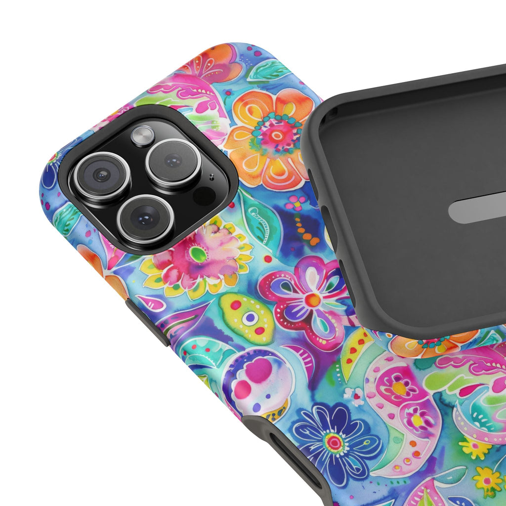 Bespattered Facade Floral Doodles MagSafe Tough Case