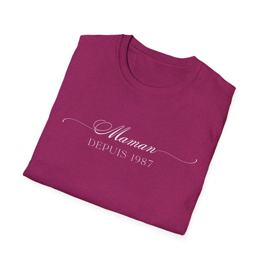 Maman Since (year) customizable T-Shirt