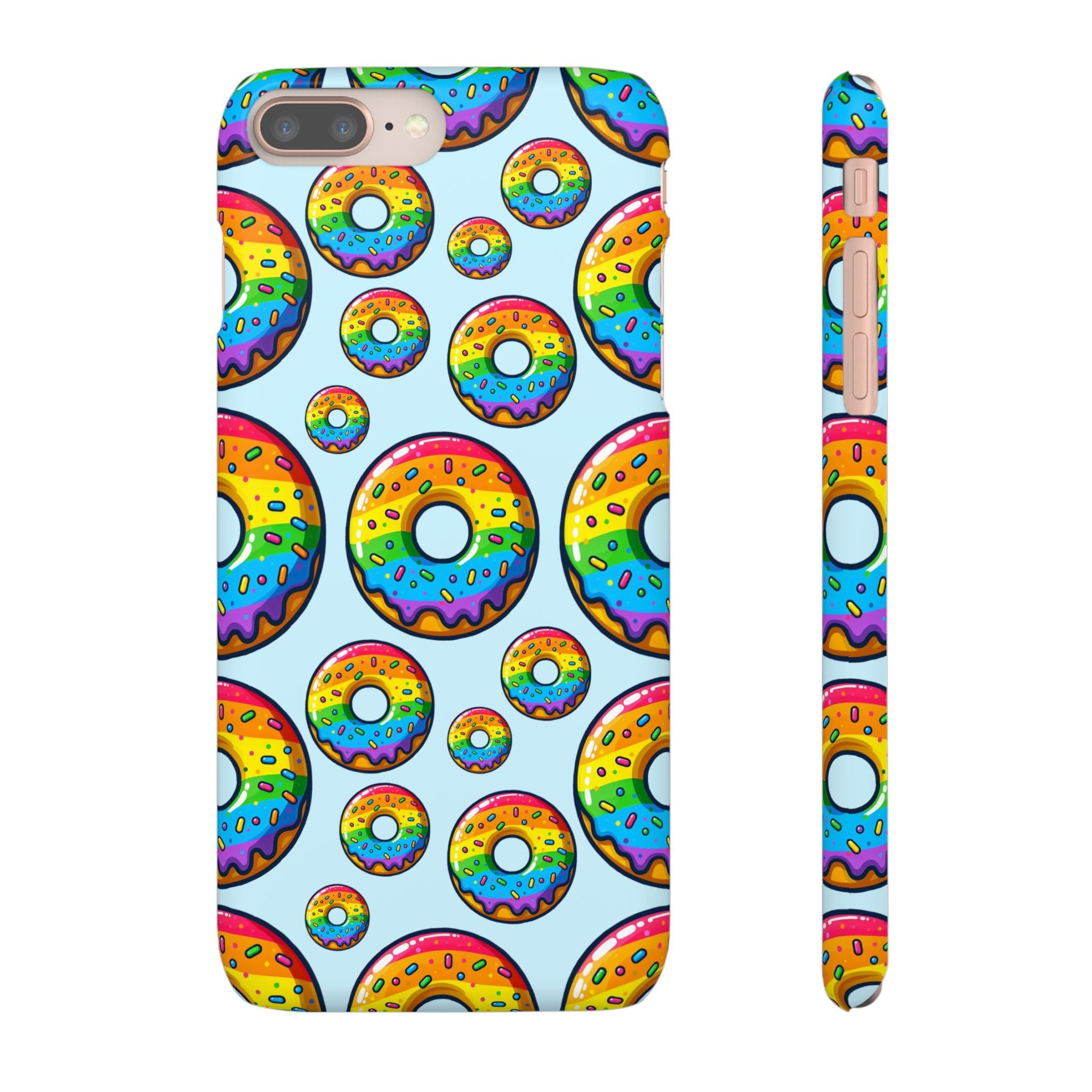 Bespattered Facade Rainbow Sprinkle Donut Snap Case