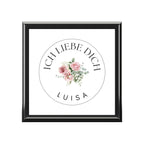 Personalized ich liebe dich German Jewelry Box with Name by Printify