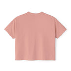 Auf Deutsch bitte Boxy Tee, German Phrase Shirt, Cropped White Tee