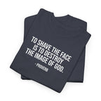 To shave the face proverb Tee for beard lovers, facial hair shirt