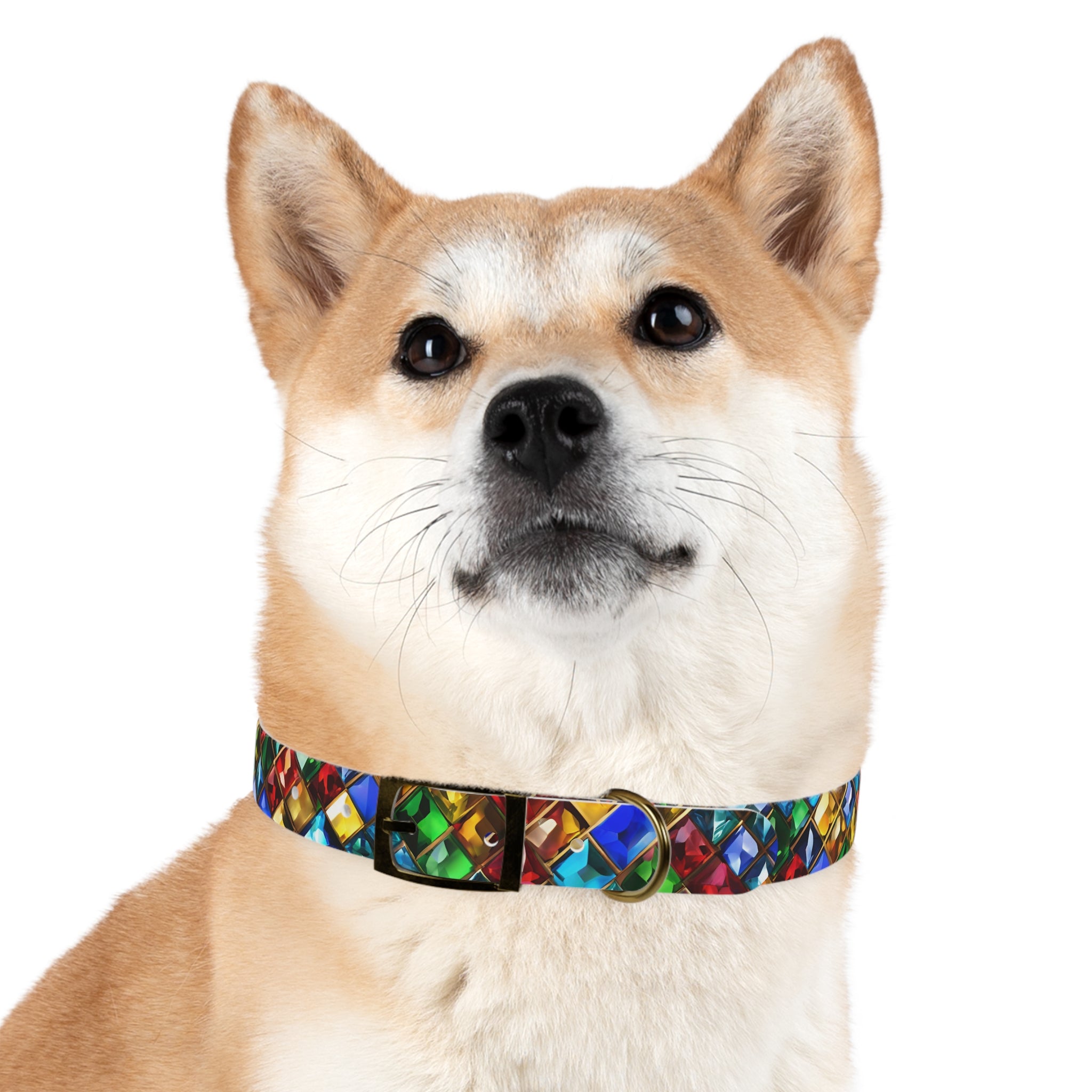 Jewel print Dog Collar