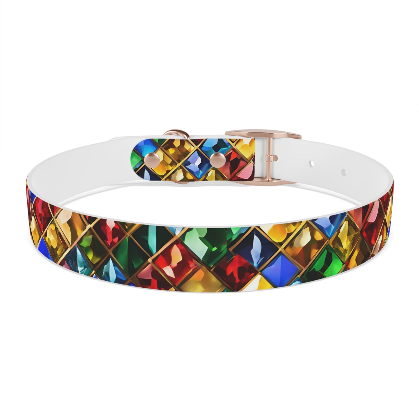 Collier pour chien à imprimé bijou