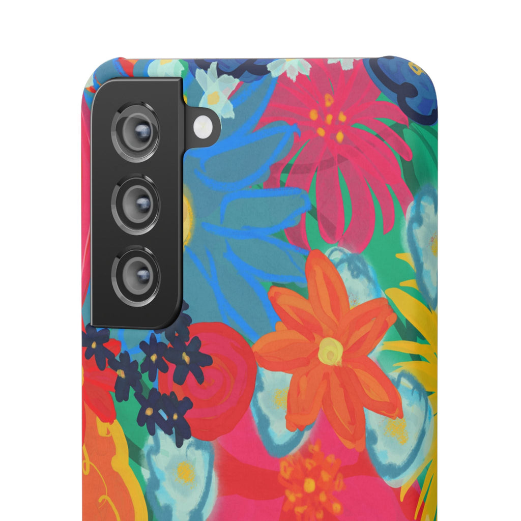 Bespattered Facade Bold Florals Snap Case