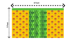 Traditional Indian Backdrop Banner for Diwali, Wedding, Seemantham Ceremony, Housewarming - 5 x 8 Feet Fabric Backdrop (1073)