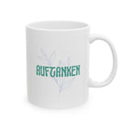 Auftanken German "Refueling" Mental Health Mug, Ceramic Coffee Cup geschenk
