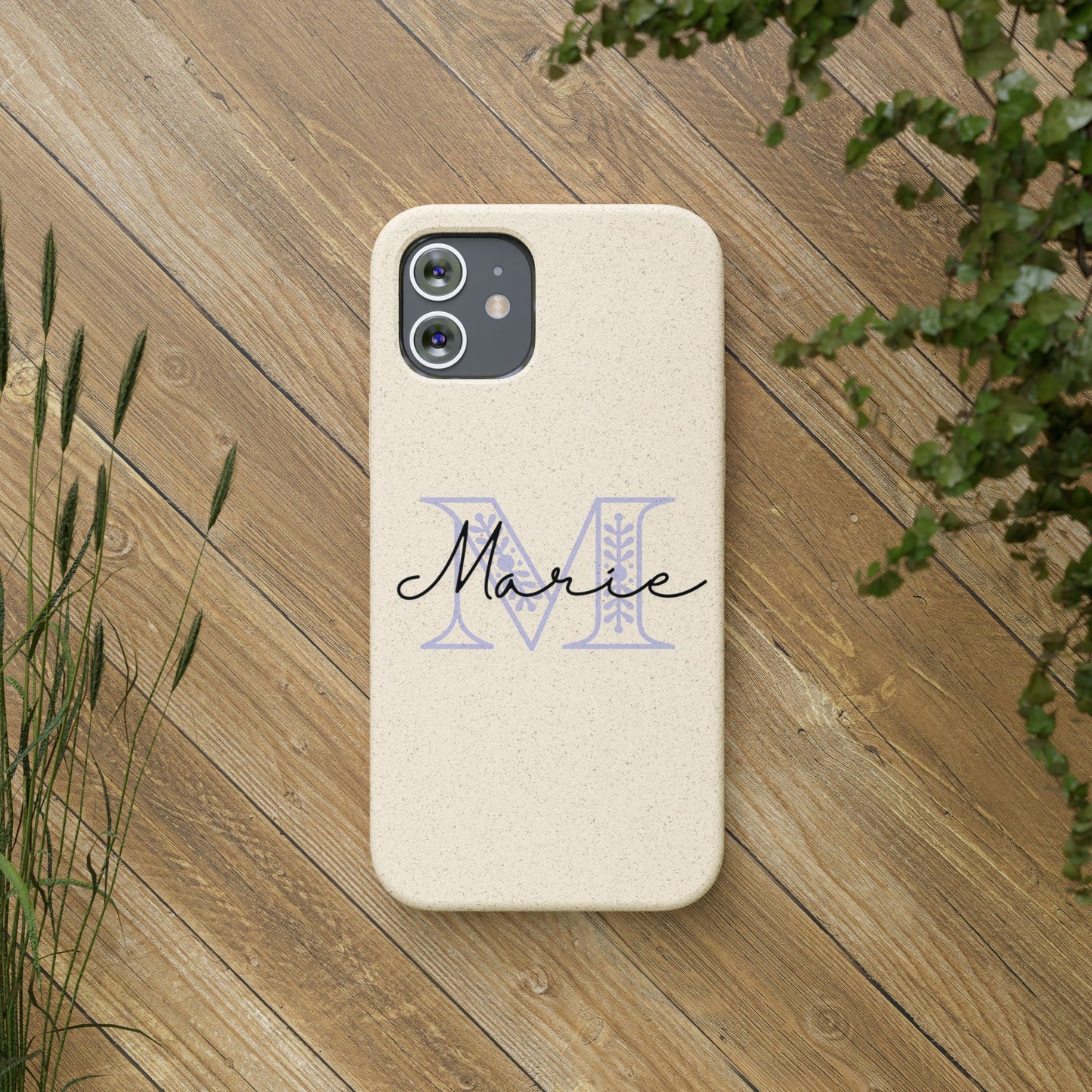Eco-friendly monogrammed Phone case