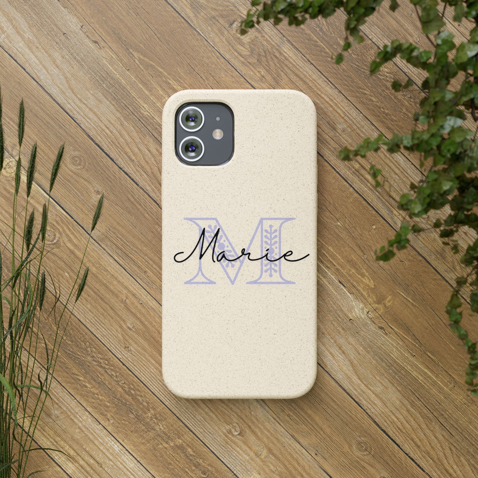 Eco - friendly monogrammed Phone case