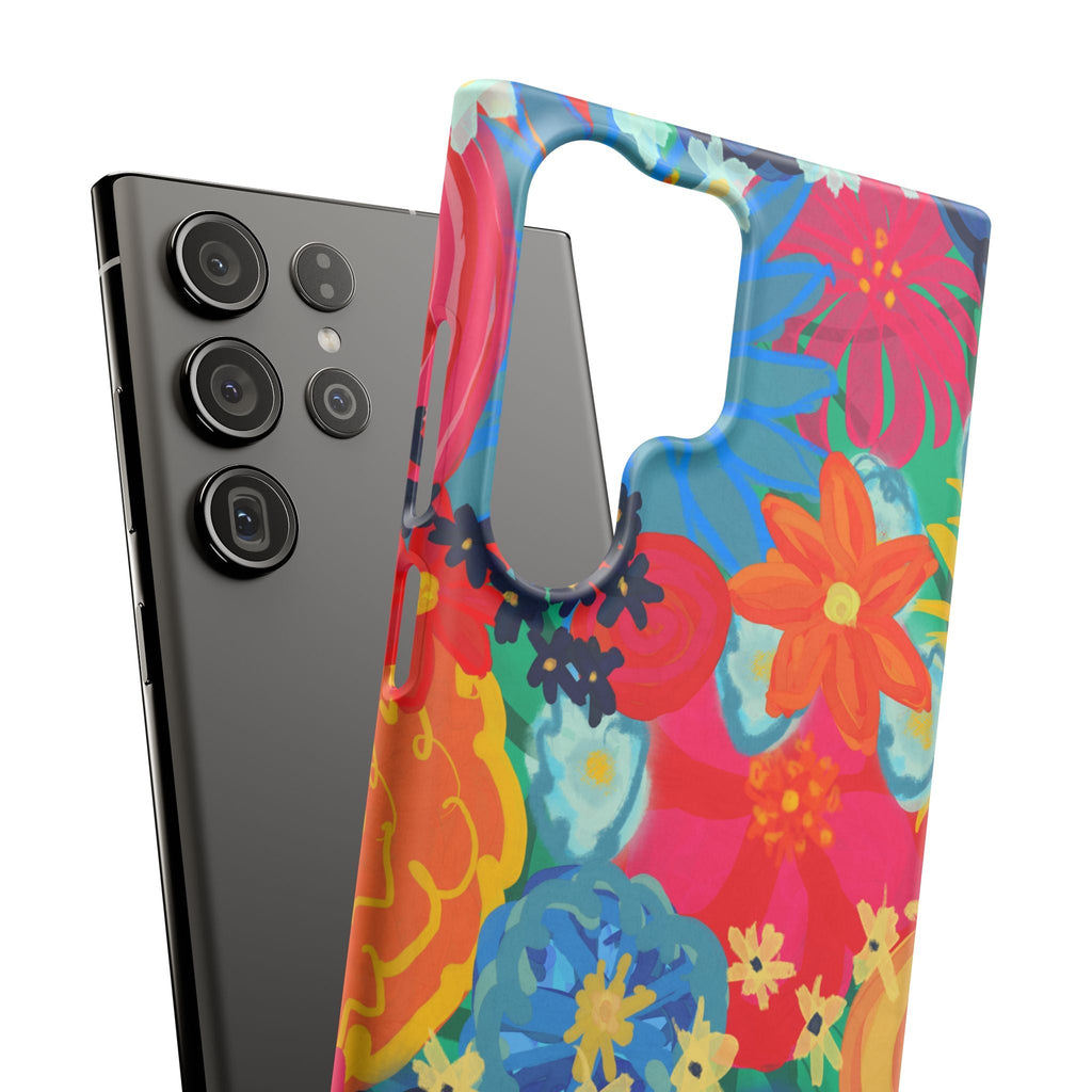 Bespattered Facade Bold Florals Snap Case