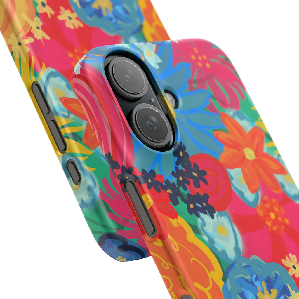 Bespattered Facade Bold Florals Snap Case