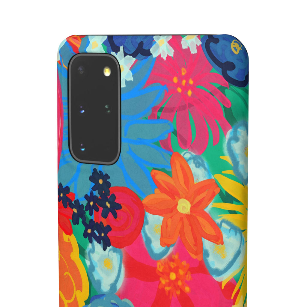 Bespattered Facade Bold Florals Snap Case