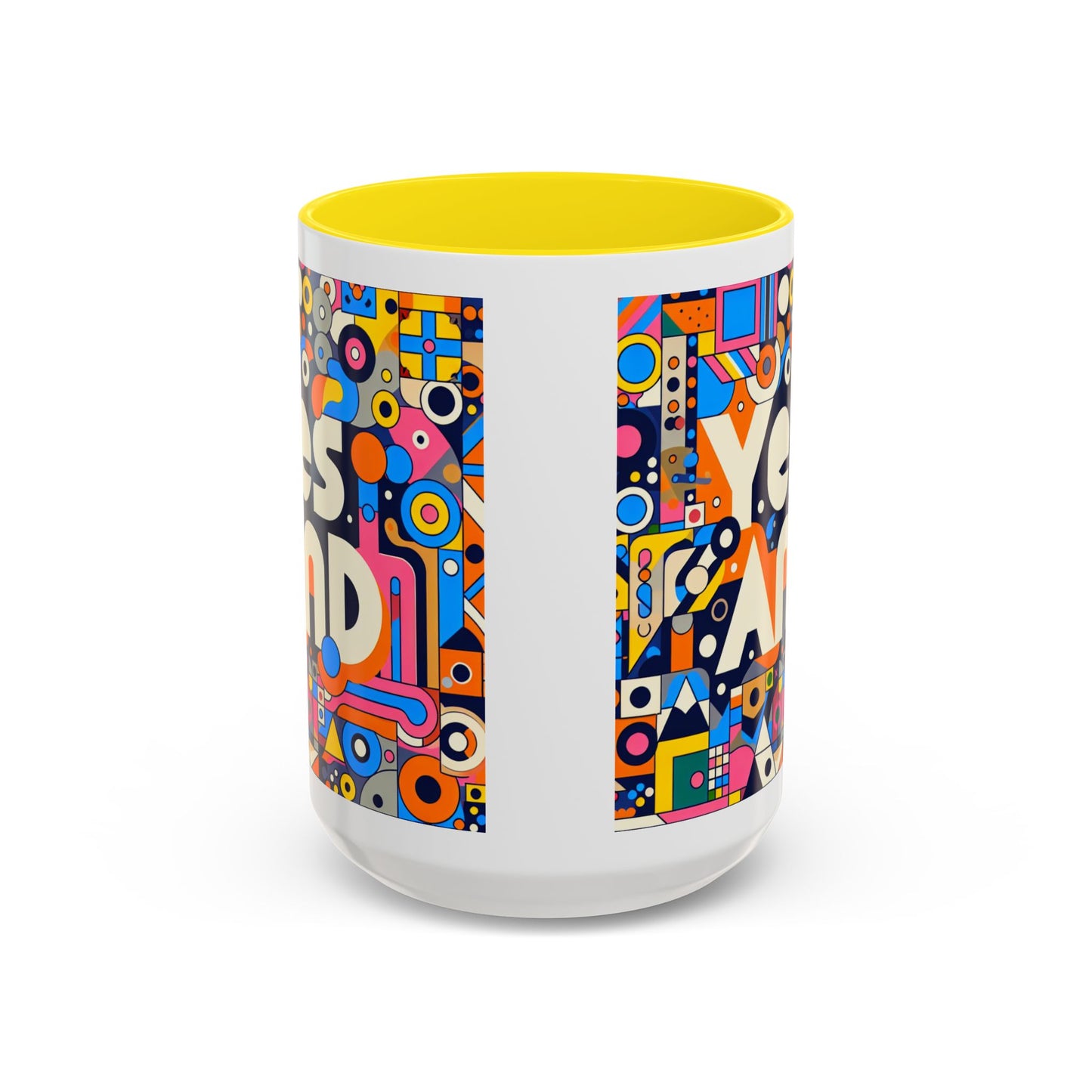 Oui, et une tasse à café avec accent d'improvisation (11, 15 oz)