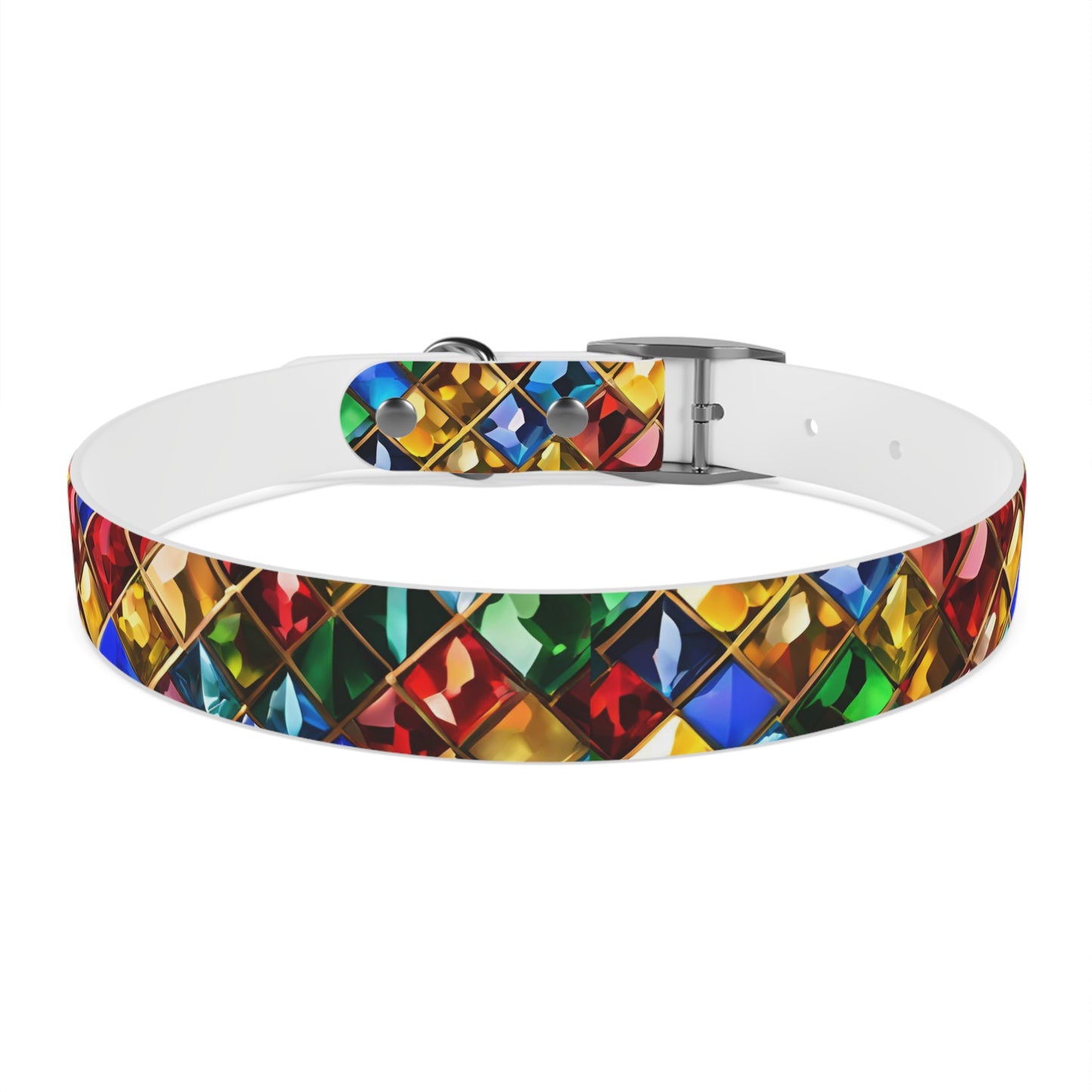 Collier pour chien à imprimé bijou