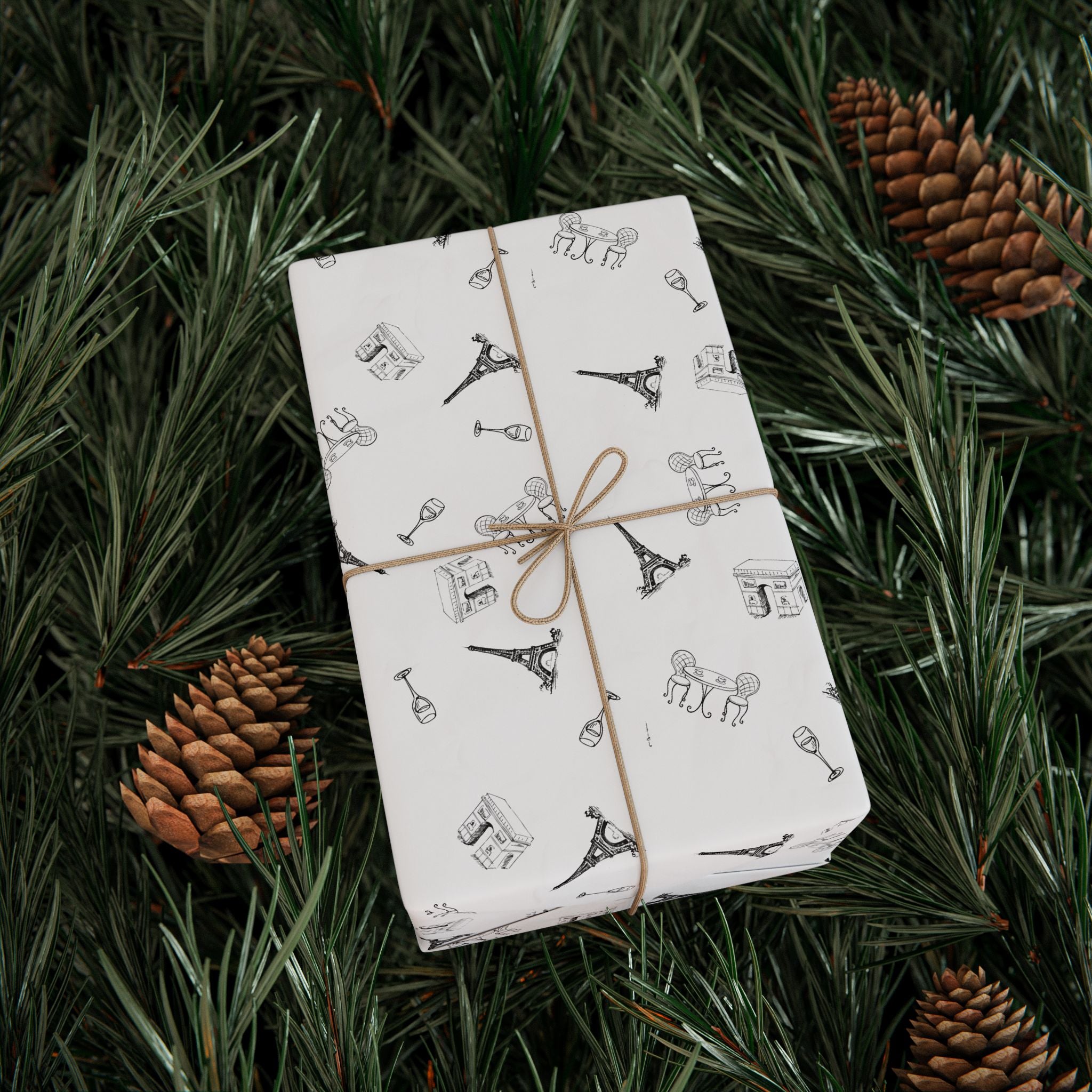France and Paris themed Wrapping Paper