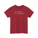 En français s'il vous plaît t-shirt, top for French teacher or French student, Francophone