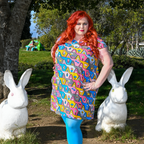 8-Bit A-Frames Tunic in Pretty Pastel by Blue Platypus Clothing