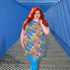 8-Bit A-Frames Tunic in Pretty Pastel by Blue Platypus Clothing