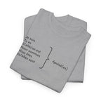 Je suis épuisé Tee shirt, gift for French speakers, funny French tee, mental health, tee shirt français, i am exhausted grammar apparel by Printify