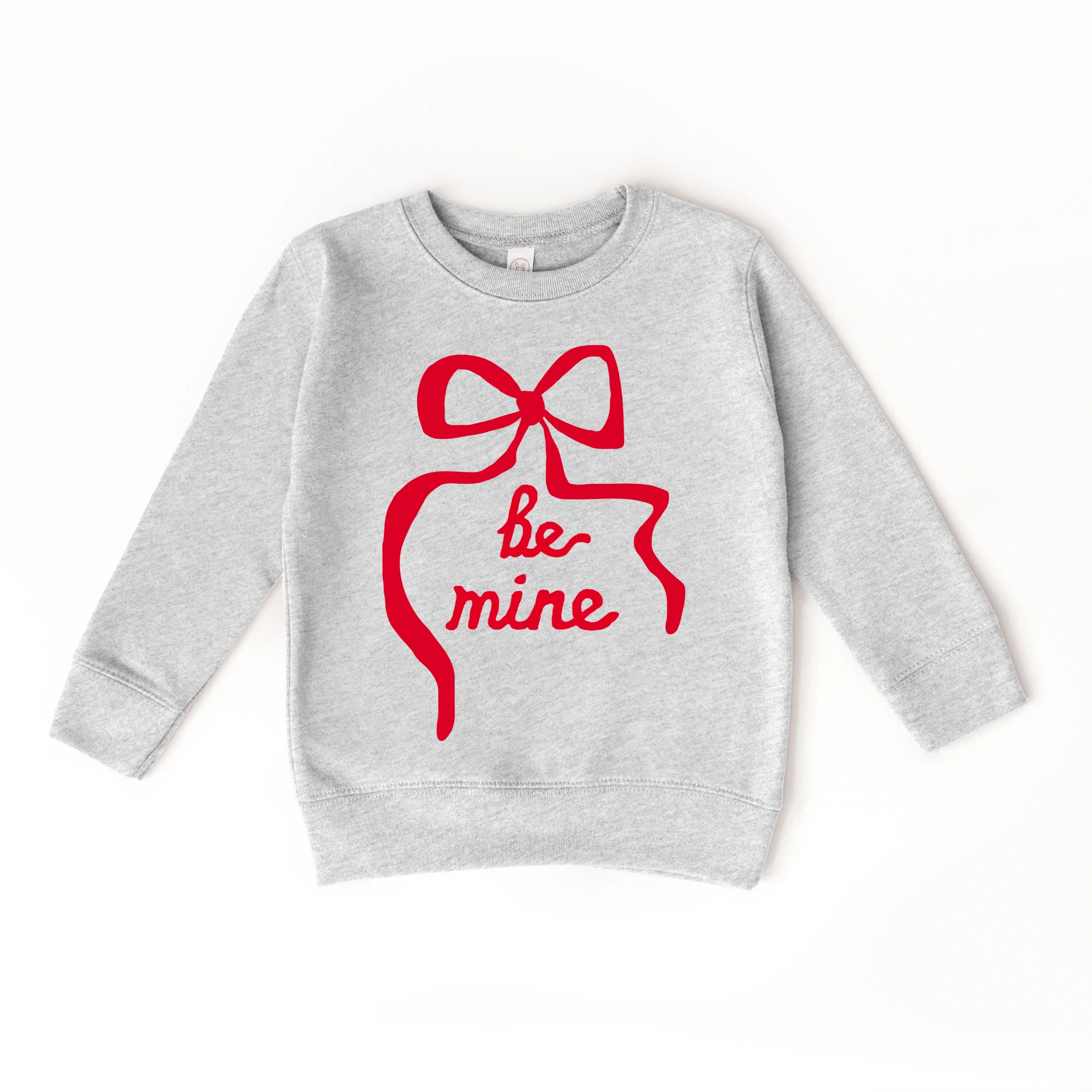 Be Mine Ribbon toddler and youth Sweater - Valentine's Day collection by Benny and Ray Apparel