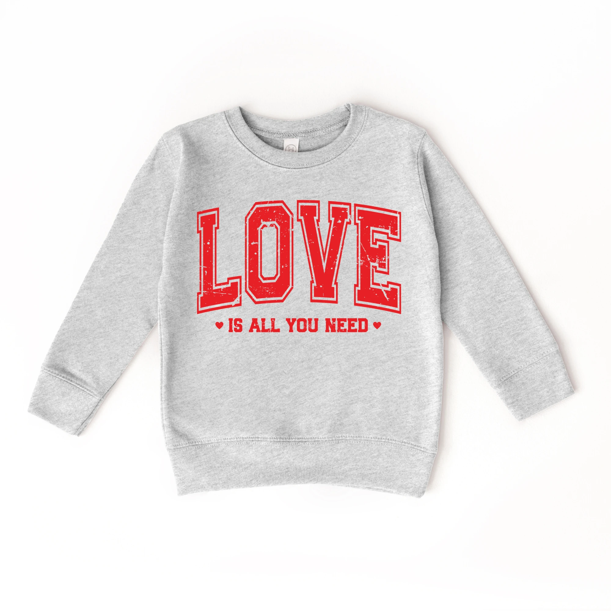 Love is all you need toddler or youth Sweater, Valentine's Day collection by Benny and Ray Apparel