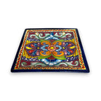 11" Square Talavera Dinner Plate | Vibrant Mexican Dinnerware Talavera Plate La Vie Bien 11" Square Talavera Dinner Plate | Vibrant Mexican Dinnerware