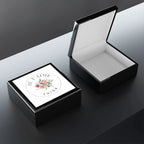 Personalized Je t'aime Wooden Jewelry Box, Custom French Keepsake Box by Printify