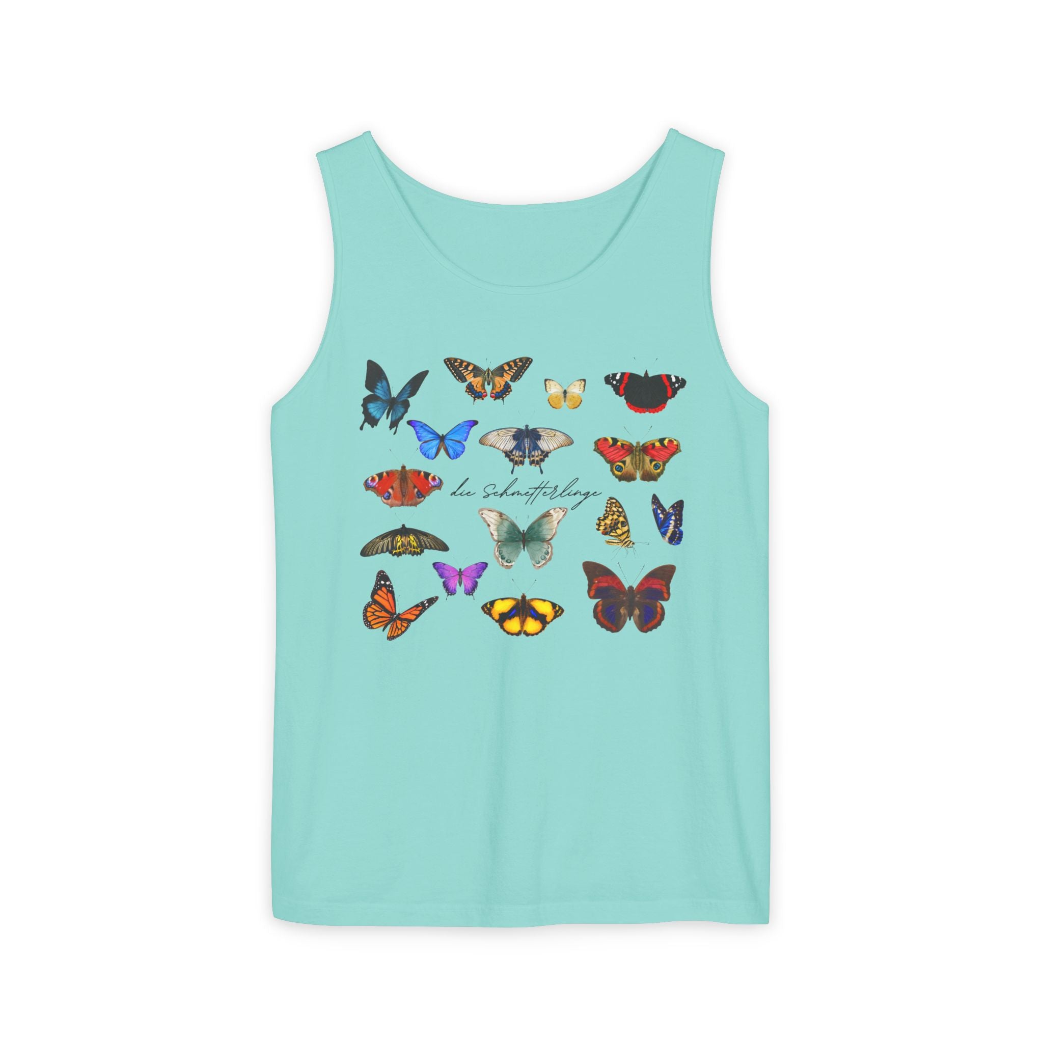 Die Schmetterlinge Tank Top — German Butterflies Graphic Tank
