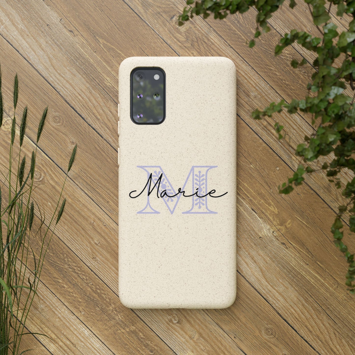 Eco-friendly monogrammed Phone case