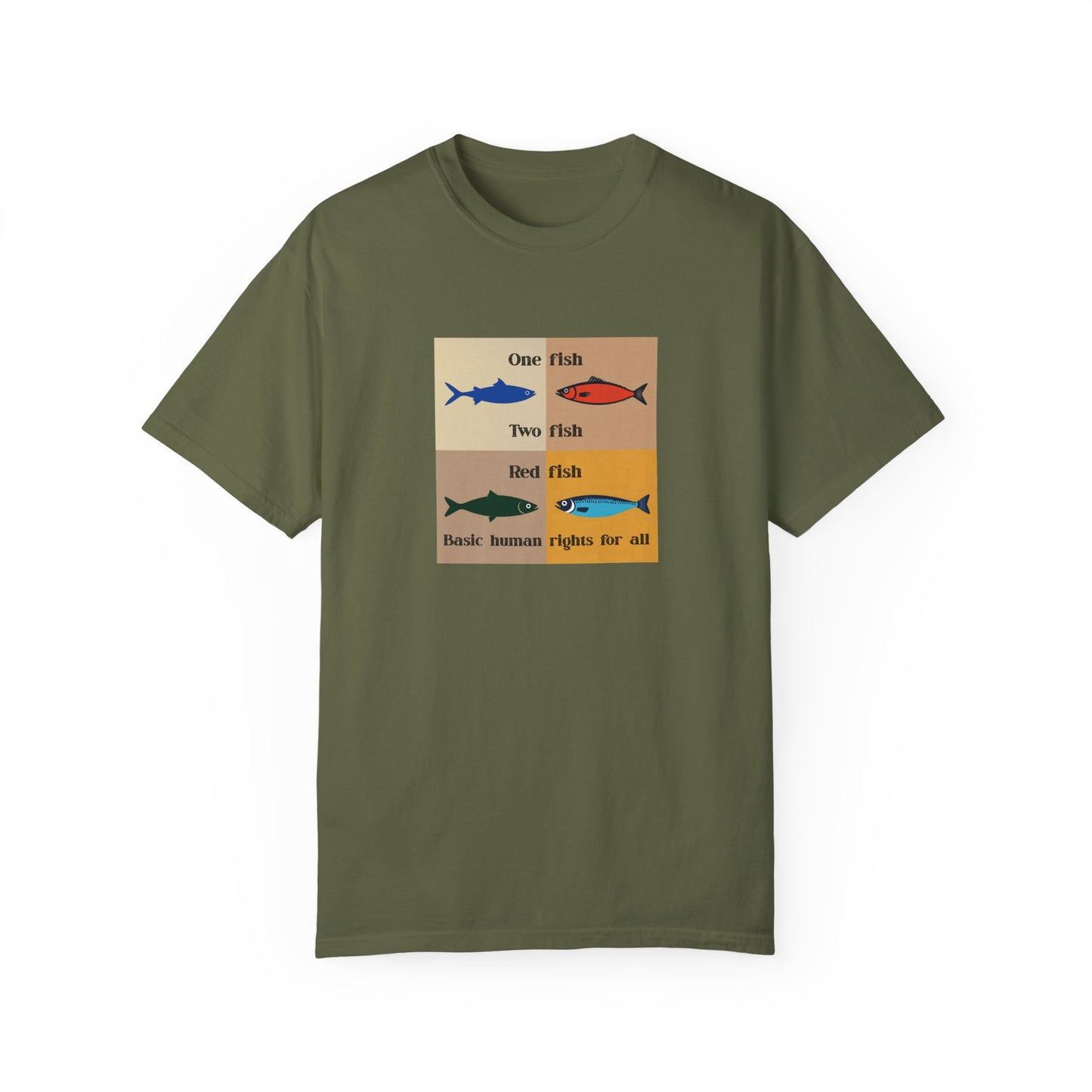One Fish two fish human rights for all T-shirt