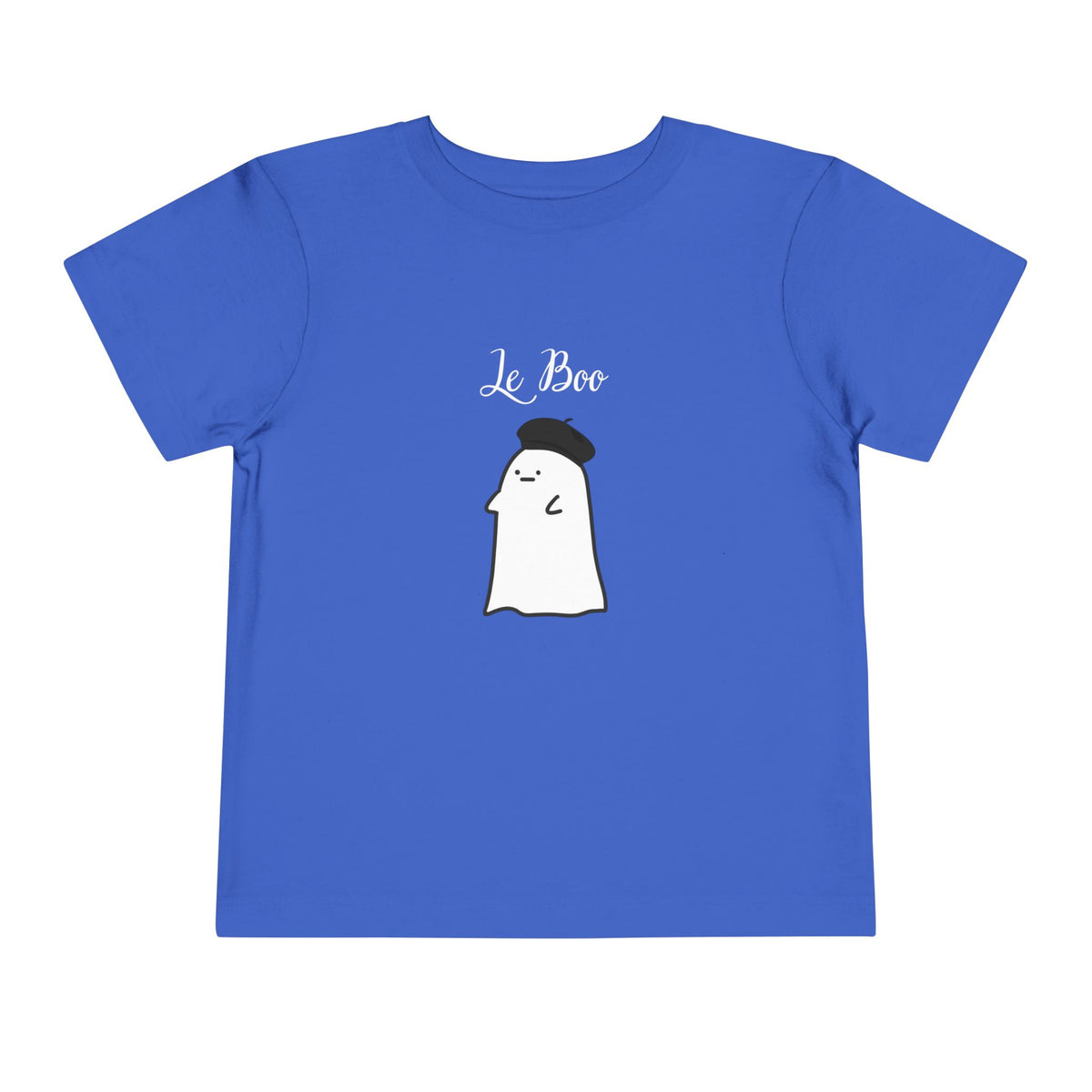 Le Boo French Ghost Toddler Tee, Cute Halloween Ghost Graphic Tee