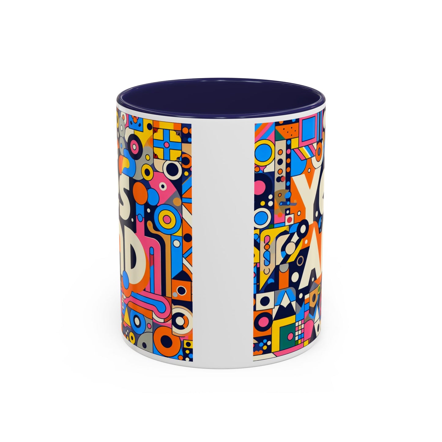 Oui, et une tasse à café avec accent d'improvisation (11, 15 oz)