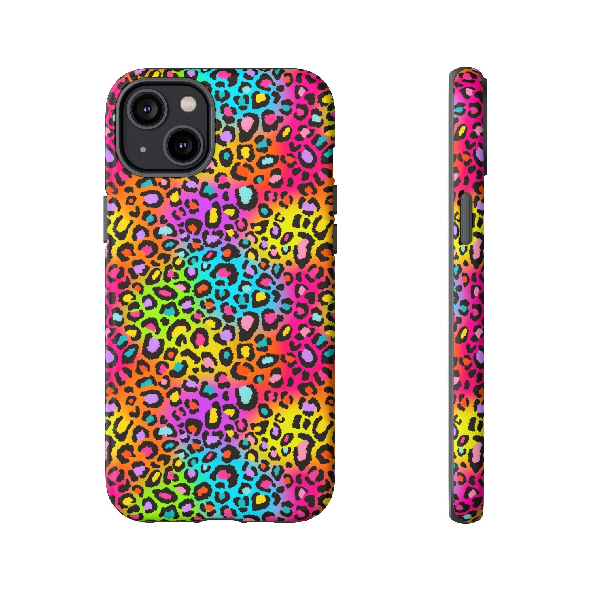 Bespattered Facade Rainbow Leopard Tough Case