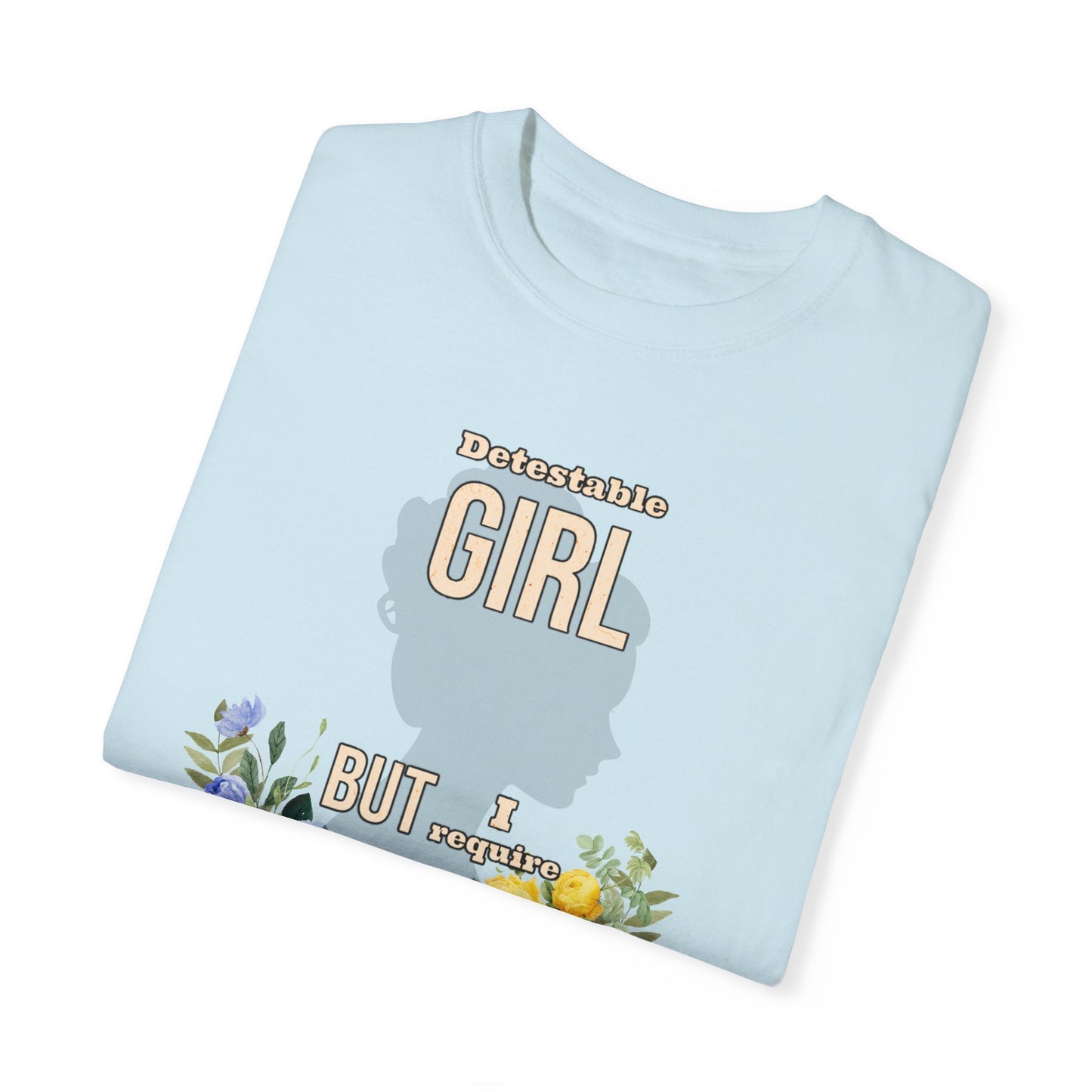 Detestable Girl but I require tea Oscar Wilde Quote T-Shirt, Importance of Being Earnest
