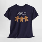 Joyeux Gingerbread Buddies Tee by Printify