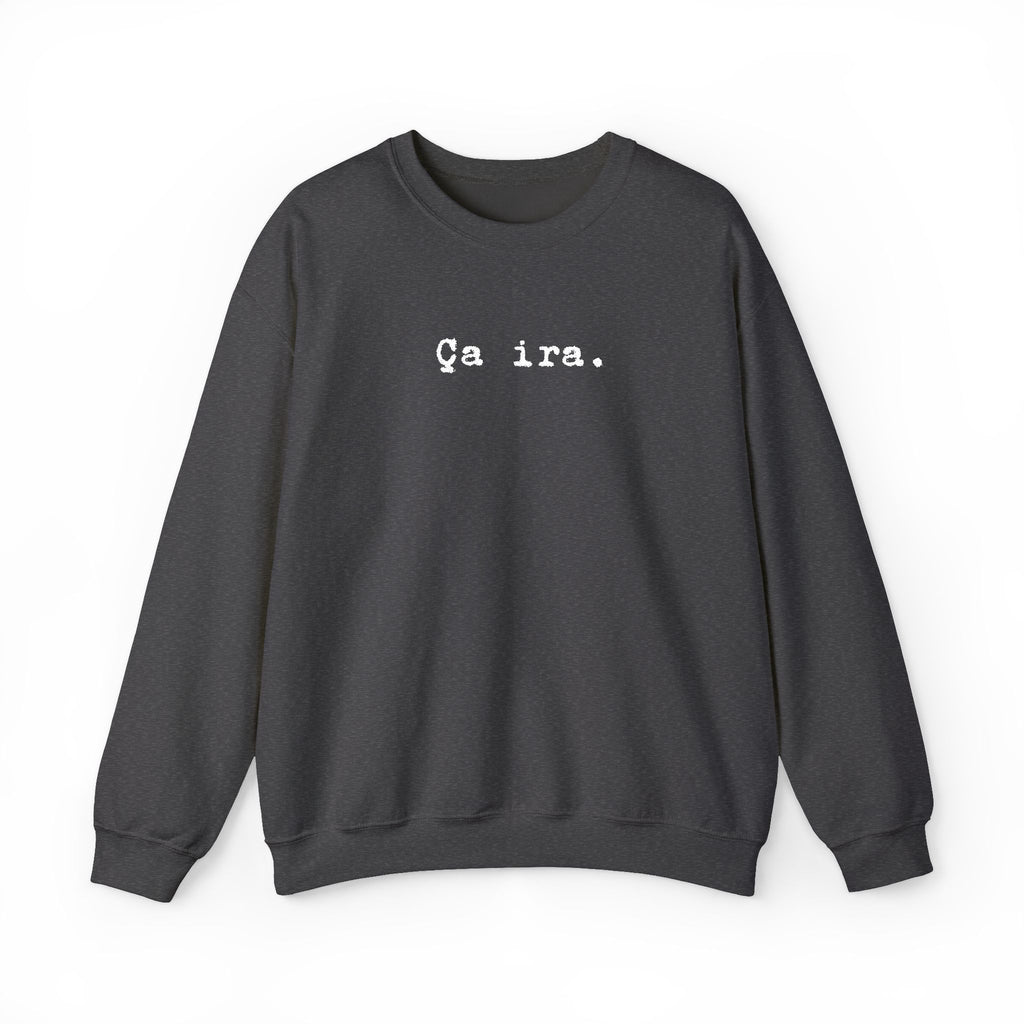 Ça ira  embroidered French sweatshirt - Minimalist French Comfort Pullover