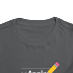 Apple Pencil Toddler Tee Shirt by Printify