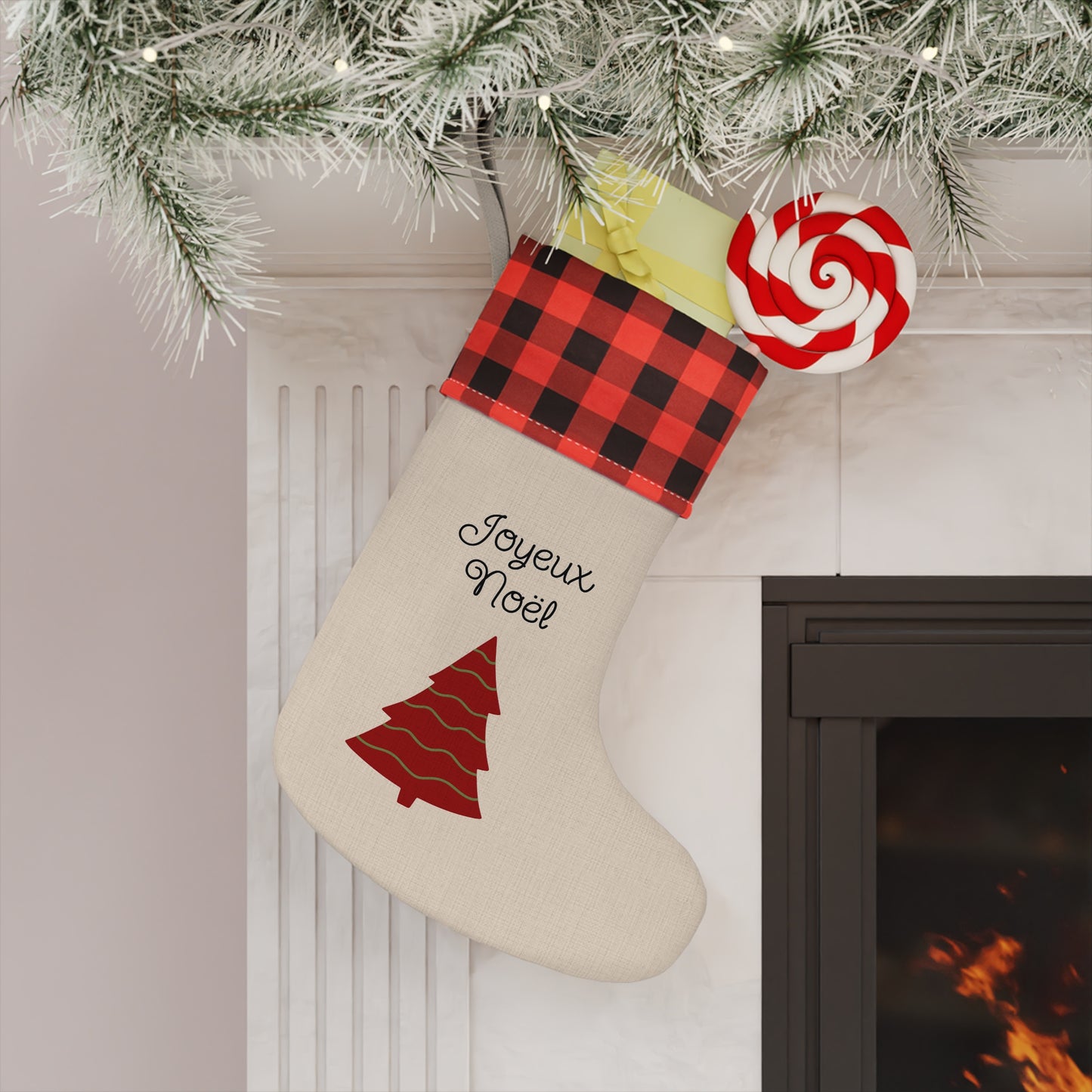 Joyeux Noel Christmas Stocking