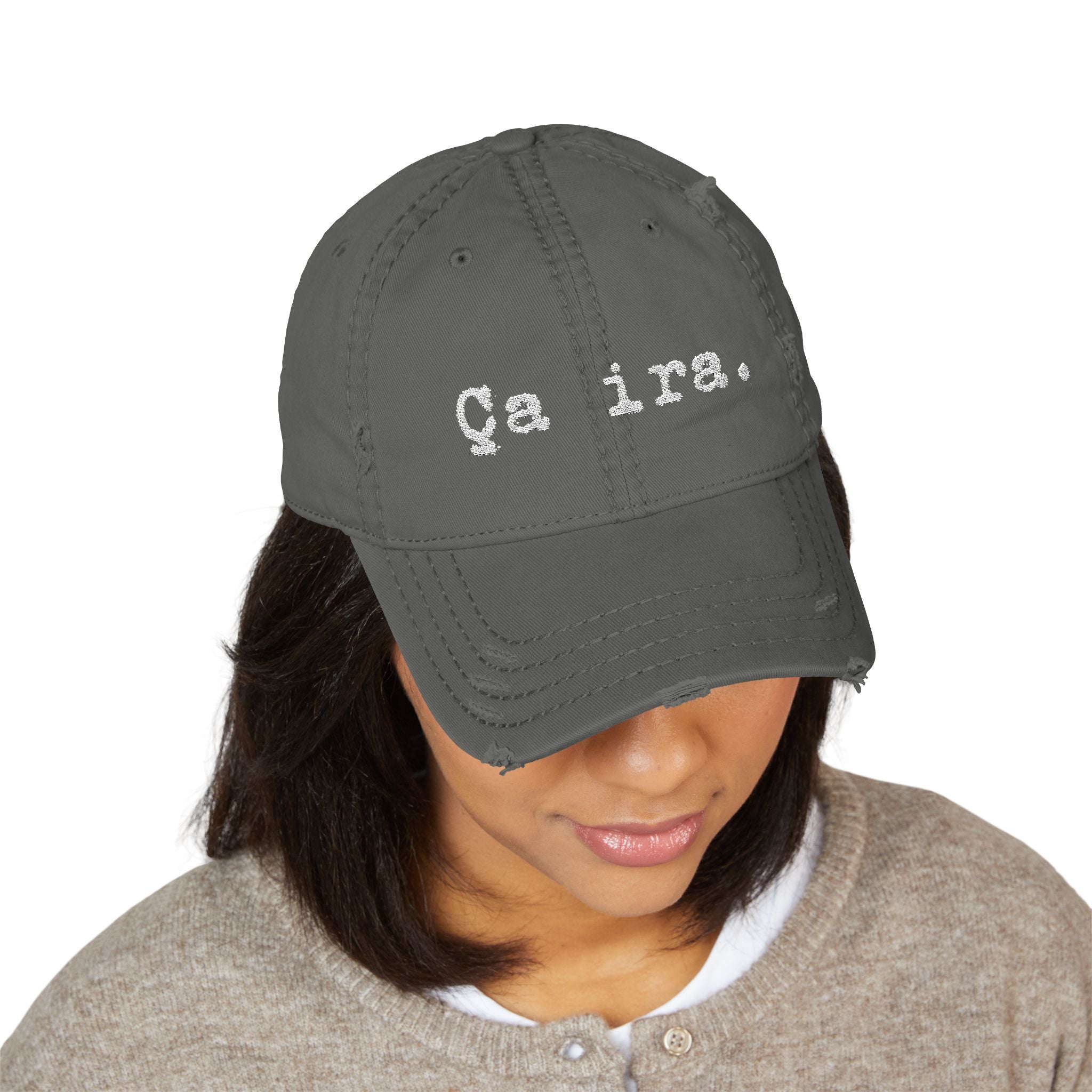 French Ça Ira embroidered baseball Cap