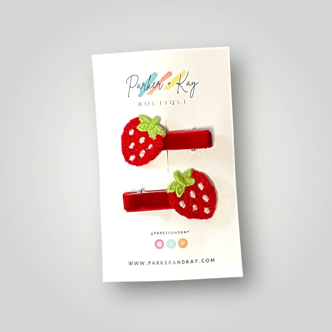 Fruity Fun Hair Clips by Parker + Kay Creative
