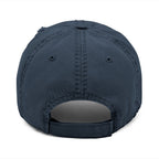 Nein. Embroidered Distressed Dad Hat — Vintage German Humor Cap