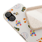 Mexican fiesta Biodegradable Phone Case — Colorful Fiesta Icons Eco iPhone Cover