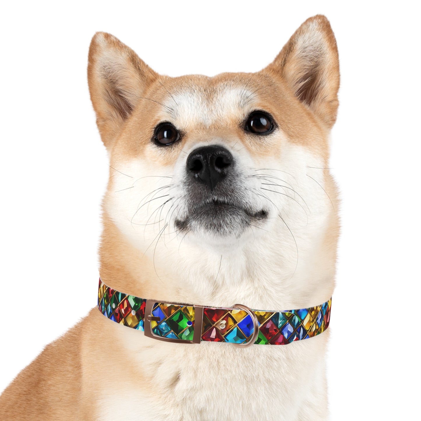 Collier pour chien à imprimé bijou