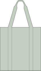auszeit German "time off" embroidered nomad tote bag in bay or ivory, Minimalist Canvas Carry-All
